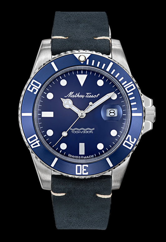 Mathy Vintage Quartz 42mm H901ALBU